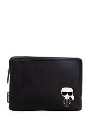 Karl Lagerfeld K/Ikonik laptop pouch - Schwarz