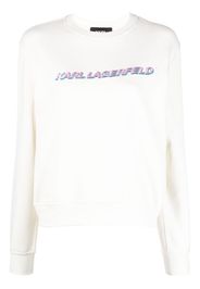 Karl Lagerfeld Sweatshirt mit Logo - Weiß