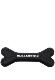 Karl Lagerfeld Knochenspielzeug mit Logo-Print - Schwarz