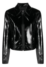 Karl Lagerfeld Jacke aus Lackleder - Schwarz