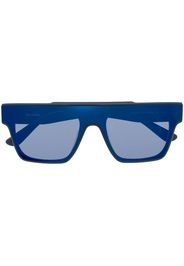 Karl Lagerfeld logo-print square-frame sunglasses - Blau