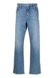 Karl Lagerfeld Halbhohe Straight-Leg-Jeans - Blau