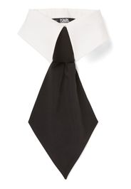 Karl Lagerfeld cotton collar tie - Schwarz