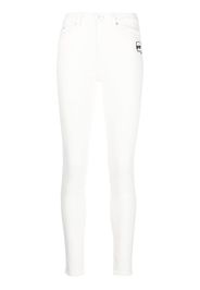 Karl Lagerfeld logo-patch skinny jeans - Weiß