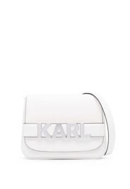 Karl Lagerfeld K/Letters Schultertasche - Weiß