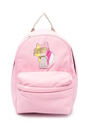 Karl Lagerfeld Kids Rucksack mit Choupette-Print - Rosa