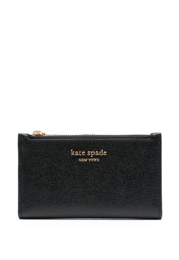 Kate Spade logo-detail leather purse - Schwarz