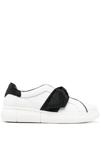 Kate Spade crystal-embellished low-top sneakers - Weiß