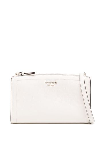 Kate Spade Knott leather crossbody bag - Weiß