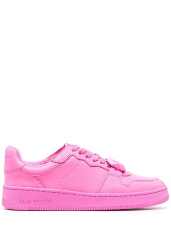 Kate Spade logo-plaque lace-up sneakers - Rosa