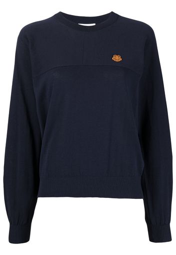 Kenzo Sweatshirt mit Applikation - Blau