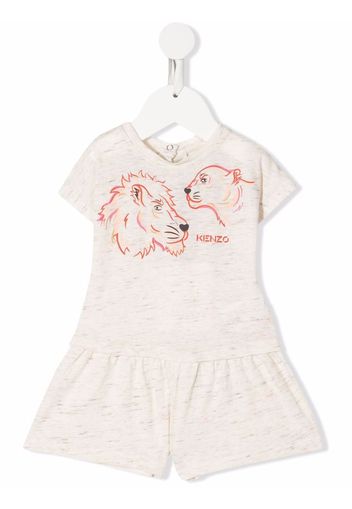 Kenzo Kids Gestrickter Strampelanzug - Nude