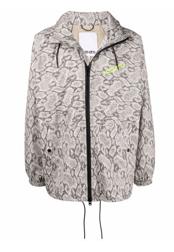 Kenzo snakeskin print lightweight jacket - Nude