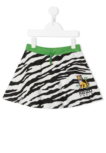 Kenzo Kids Rock mit Zebra-Print - Weiß