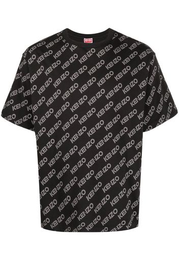 Kenzo logo-print cotton T-shirt - Grau