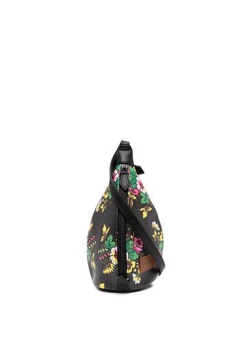 Kenzo floral-print cross body bag - Schwarz