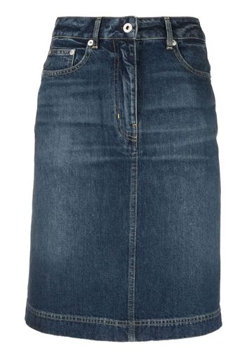 Kenzo knee-length denim skirt - Blau