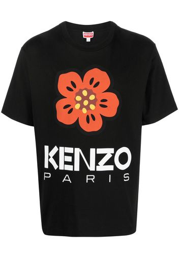 Kenzo logo-print short-sleeve T-shirt - Schwarz