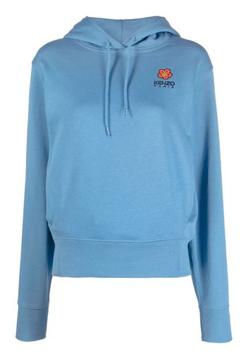 Kenzo Boke Flower embroidery hoodie - Blau