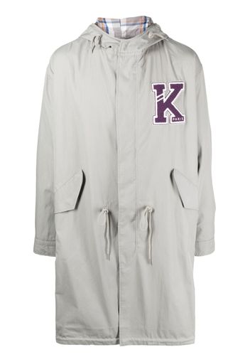 Kenzo Varsity parka coat - Grau