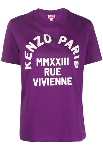 Kenzo logo-print T-shirt - Violett