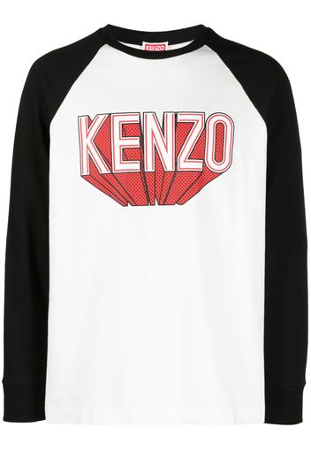 Kenzo logo-print cotton T-shirt - Weiß