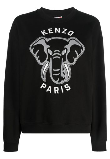 Kenzo Varsity Jungle embroidered sweatshirt - Schwarz