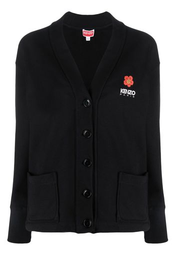 Kenzo Boke Flower cotton-blend cardigan - Schwarz