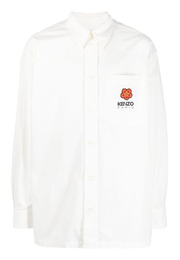 Kenzo Boke Flower oversized cotton shirt - Weiß