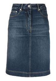 Kenzo knee-length denim skirt - Blau