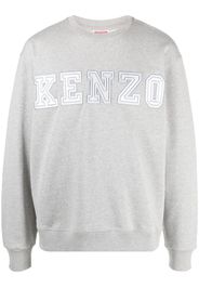 Kenzo Sweatshirt mit Logo-Stickerei - Grau