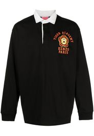 Kenzo Tiger Academy cotton polo shirt - Schwarz