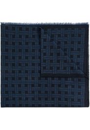 Kenzo logo-jacquard scarf - Blau