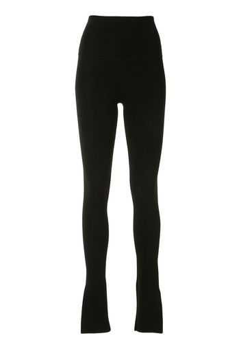 KHAITE Hoch sitzende Hose - Schwarz