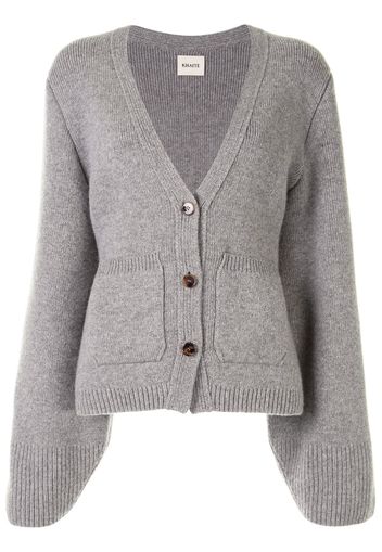 KHAITE 'Scarlet' Cardigan - Grau