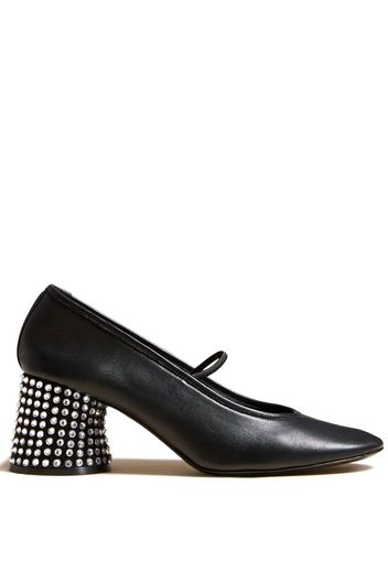 KHAITE The Lorimer crystal-embellishment 65mm pumps - Schwarz