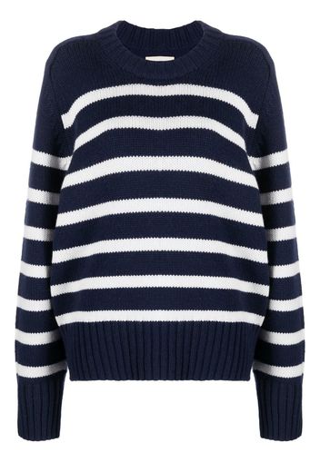 KHAITE crew-neck cashmere jumper - Blau