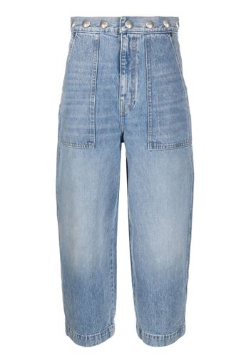 KHAITE Jeans mit Saumdetail - Blau