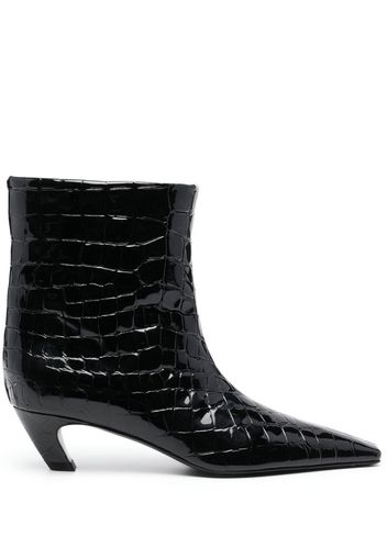 KHAITE The Arizona 50mm ankle boots - Schwarz