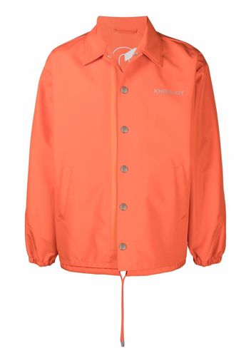 Khrisjoy drawstring-waist shirt jacket - Orange