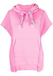 Khrisjoy sleeveless cotton hoodie - Rosa