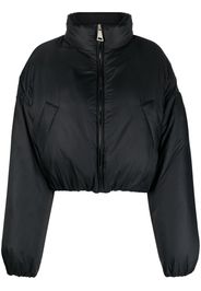 Khrisjoy zipped cropped jacket - Schwarz