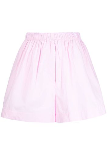 Kika Vargas wide-leg cotton shorts - Rosa