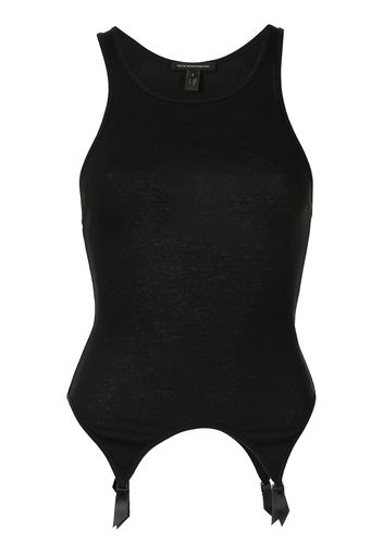 Kiki de Montparnasse Geripptes Tanktop - Schwarz