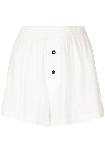 Kiki de Montparnasse Shorts aus Seide - Weiß