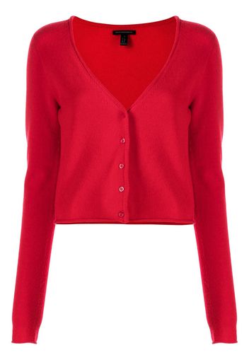 Kiki de Montparnasse Cropped-Cardigan aus Kaschmir - Rot