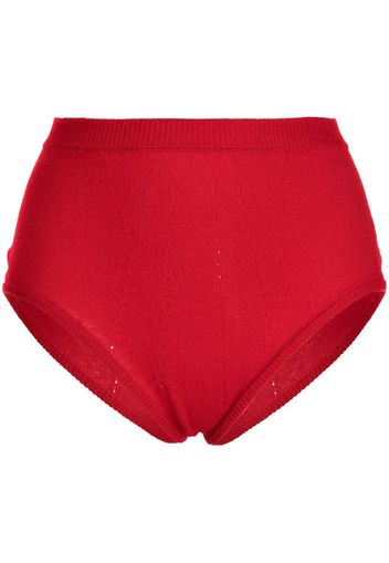 Kiki de Montparnasse Slip mit hohem Bund - Rot