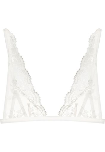 Kiki de Montparnasse Juliette soft tulle bra - Weiß