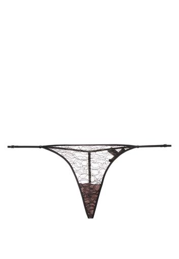 Kiki de Montparnasse Enchante lace G-string - Schwarz