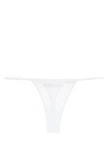 Kiki de Montparnasse stretch-modal thong - Weiß